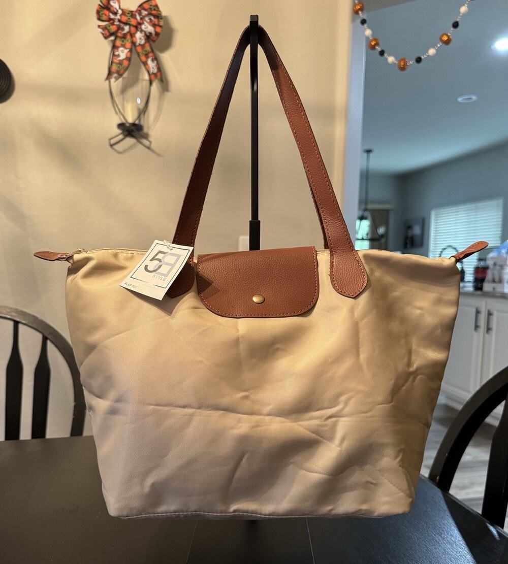 NWT 5th Style Flap Top Tote Bag